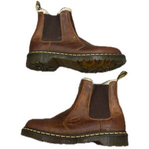 Dr. Martens Brown Leather Ankle Boots